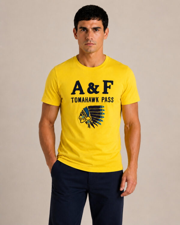 Camiseta Abercrombie & Fitch AMARELO