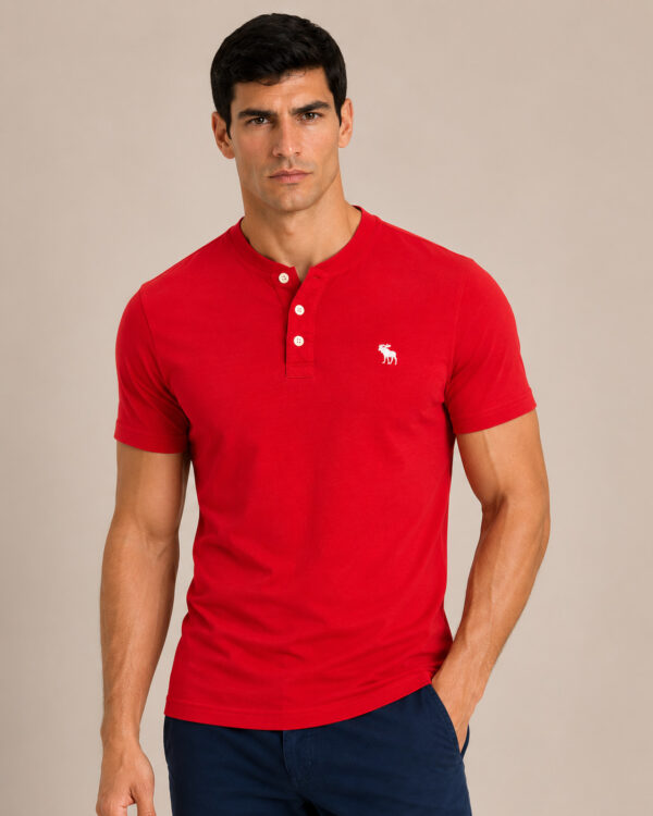 Camiseta Abercrombie & Fitch VERMELHO
