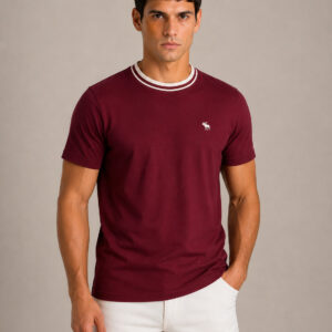 Camiseta_Abercrombie Bordo 1