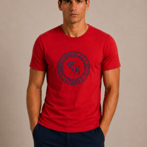 Camiseta_Abercrombie Fitch Vermelha_1