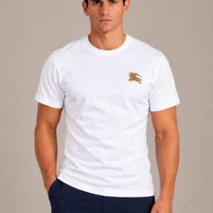 Camiseta Burberry Basica Branca - Foto 1
