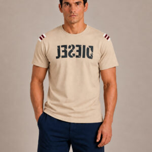 Camiseta Diesel Bege - Foto 1