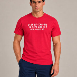 Camiseta Diesel Vermelha - Foto 1