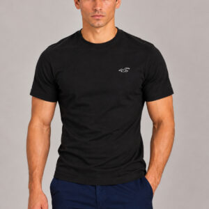Camiseta Hollister Basica Preta