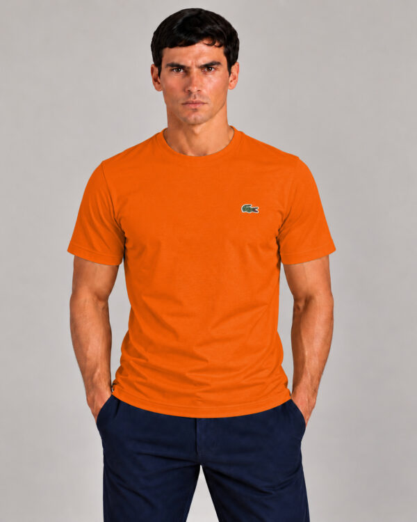 Camiseta Masculina Lacoste Básica LARANJA