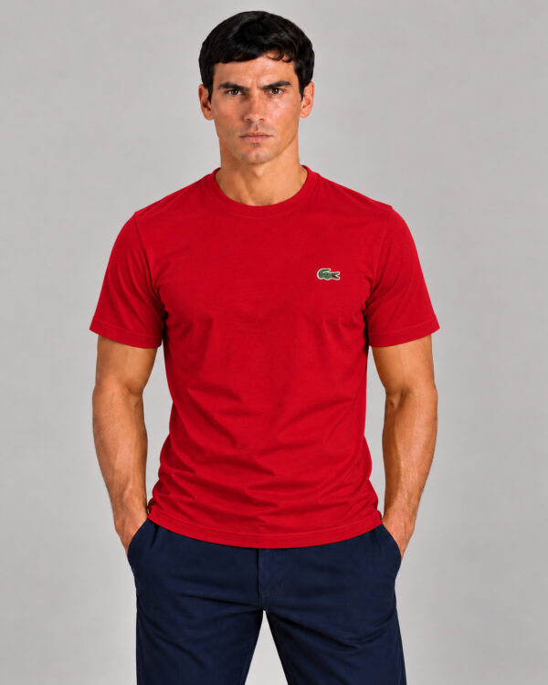 Camiseta Masculina Lacoste Básica VERMELHO