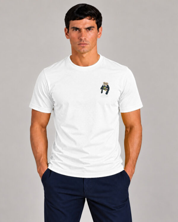 Camiseta Masculina Polo Ralph Lauren Bear Bordada