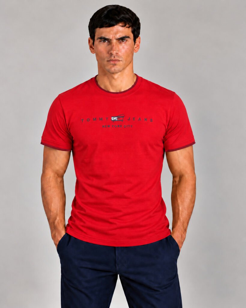 Camiseta Masculina Tommy Jeans Logo New York City